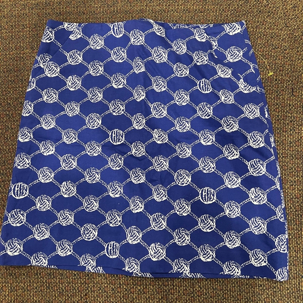 EUC nautical blue skirt